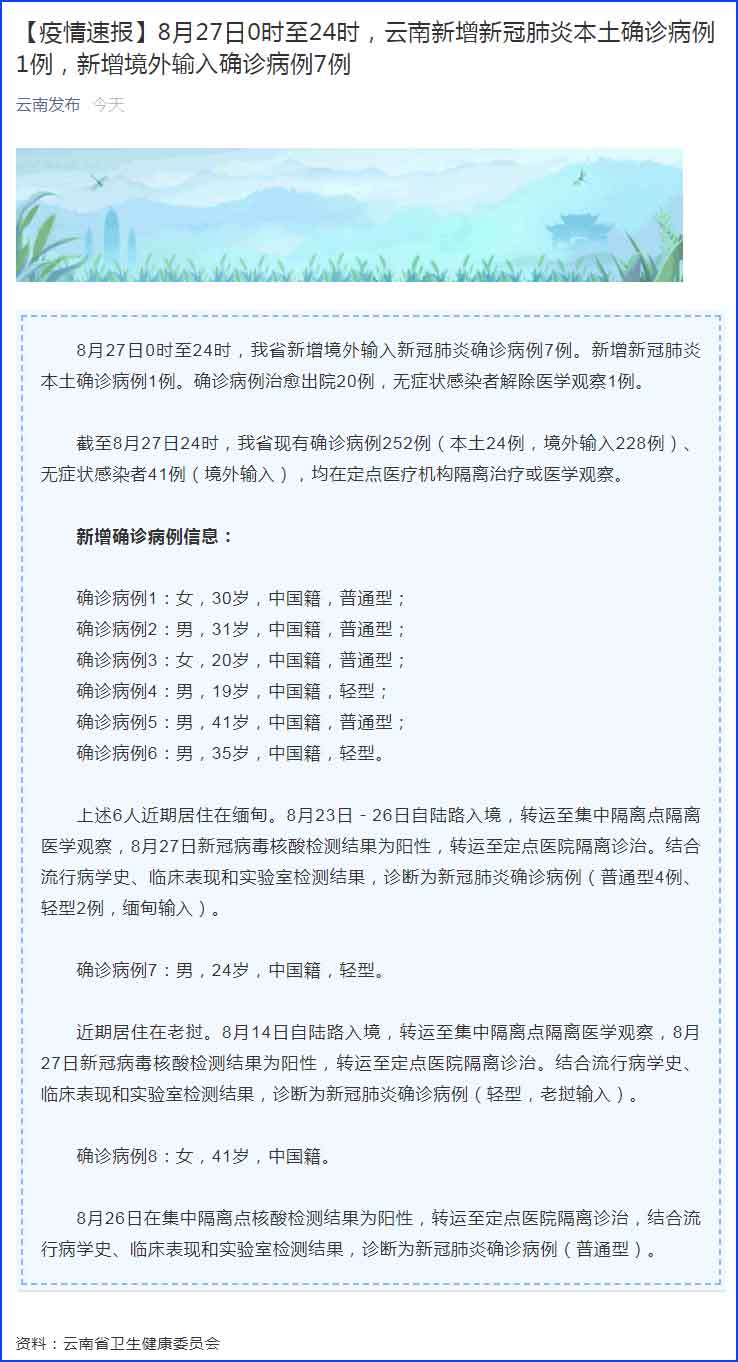 云南肺炎最新概况概述